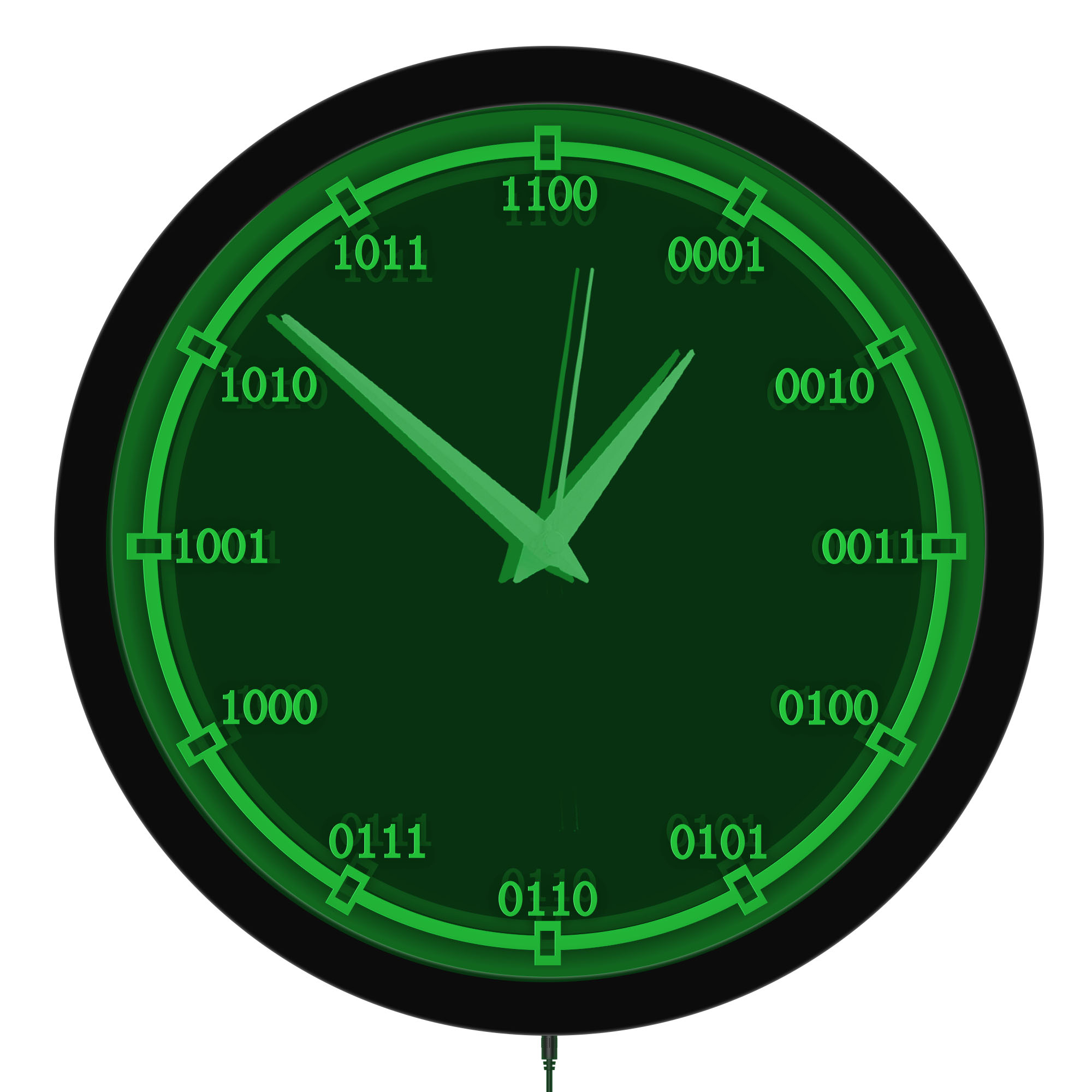 Office Tech Gift Ideas - Reloj de Pared con Luz LED