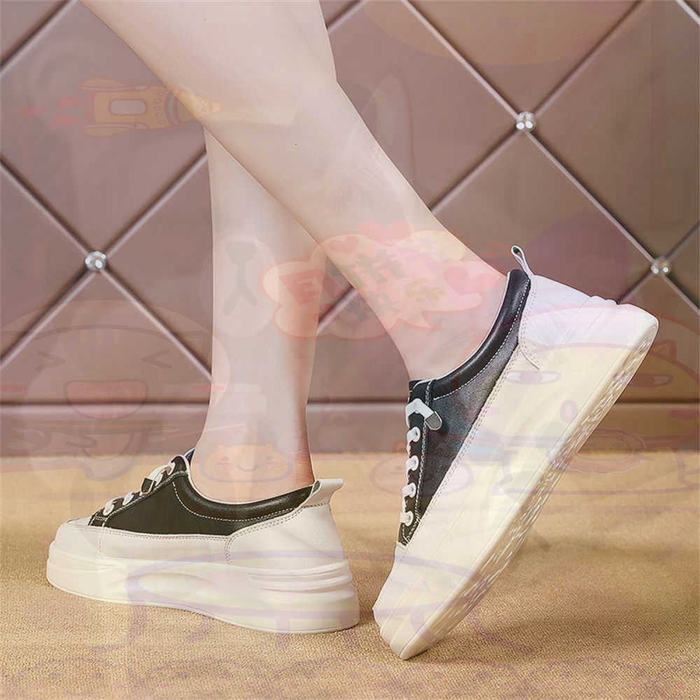 Office Tech Outfits - Mocasines gruesos con cordones para mujer,