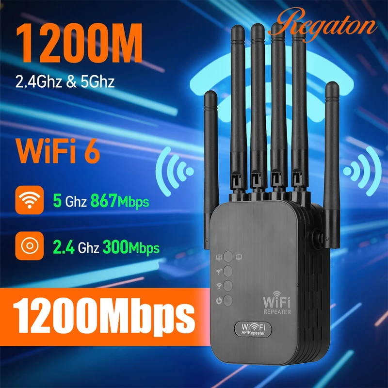 Repetidor WiFi Inalámbrico 5G  - Wifi Range Extender reseña y precio