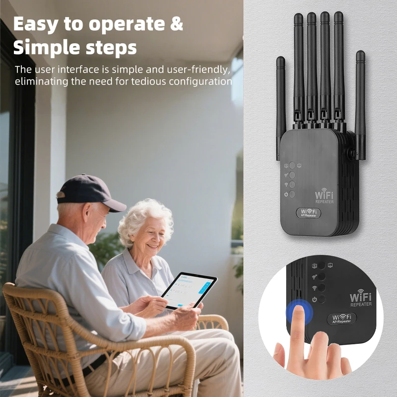 Repetidor WiFi Inalámbrico 5G  - Wifi Range Extender reseña y precio