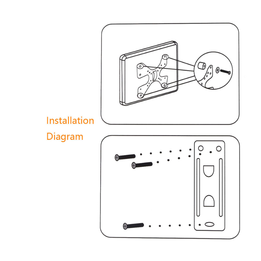 Soporte de montaje en pared pa - Flat Panel Mount Tilt reseña y precio