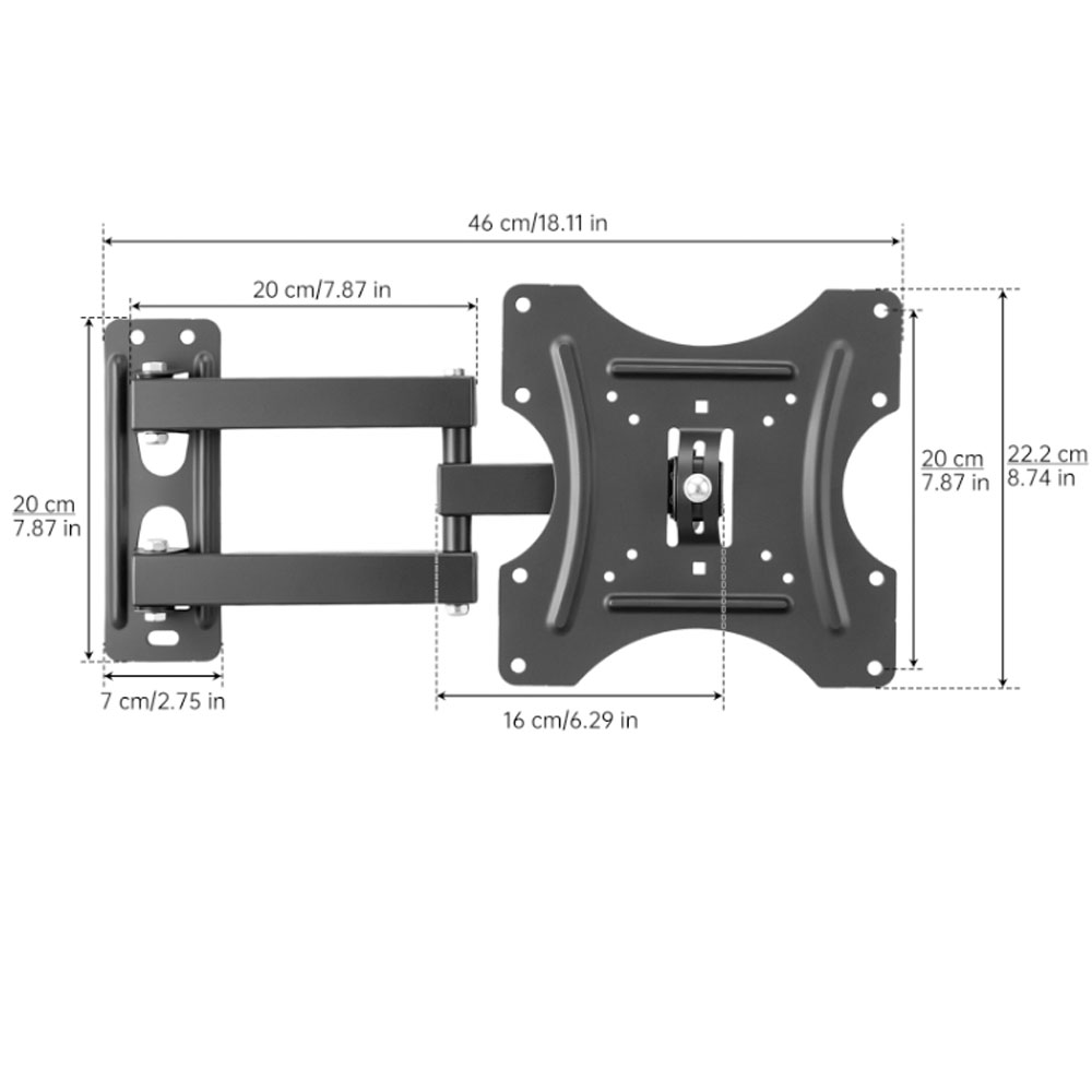 Soporte de montaje en pared pa - Flat Panel Mount Tilt reseña y precio